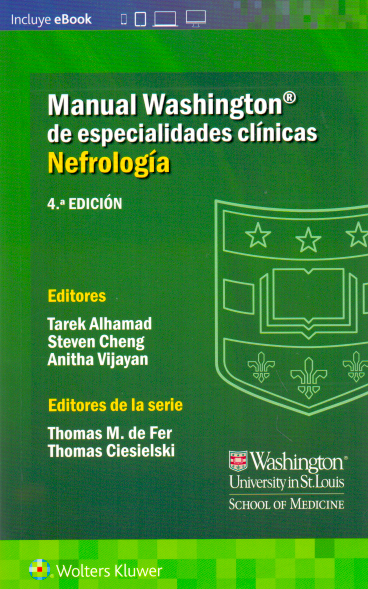 ALHAMAD- MANUAL WASHINGTON DE ESPECIALIDADES CLINICAS: NEFROLOGIA, 4.¦Ed. 2020