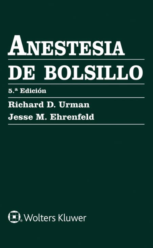 URMAN- ANESTESIA DE BOLSILLO, 5.¦Ed.  2025