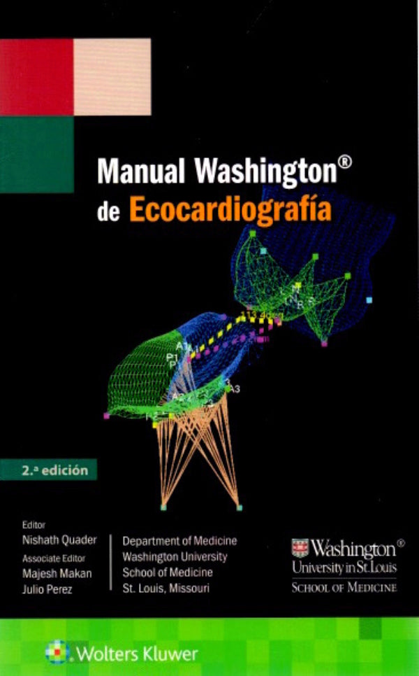 QUADER- MANUAL WASHINGTON DE ECOCARDIOGRAFIA, 2.¦Ed.  2017