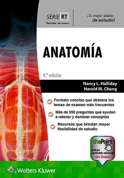 HALLIDAY- SERIE RT. ANATOMIA, 9aEd.  2020